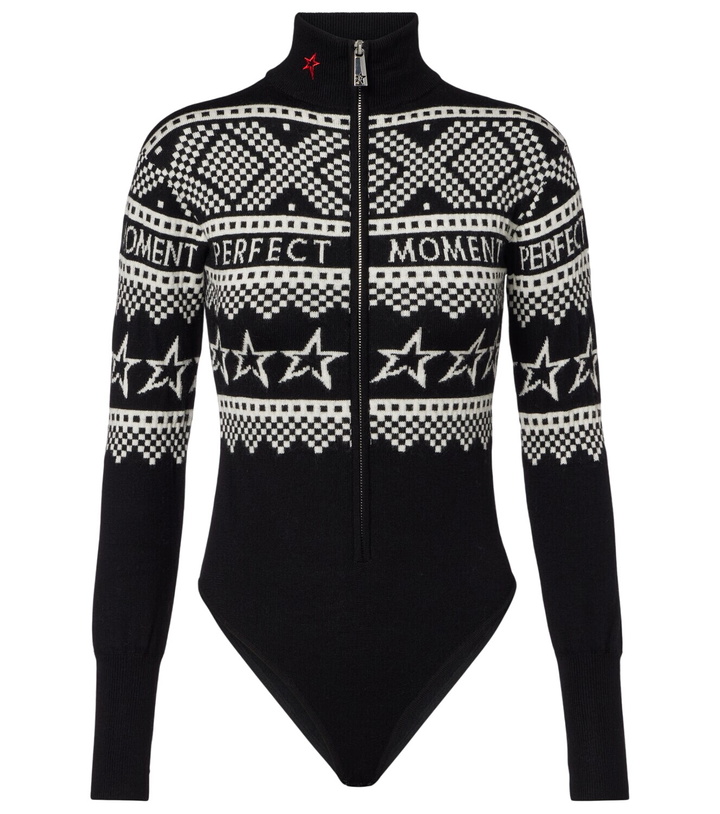 Photo: Perfect Moment Holiday Intersia wool bodysuit