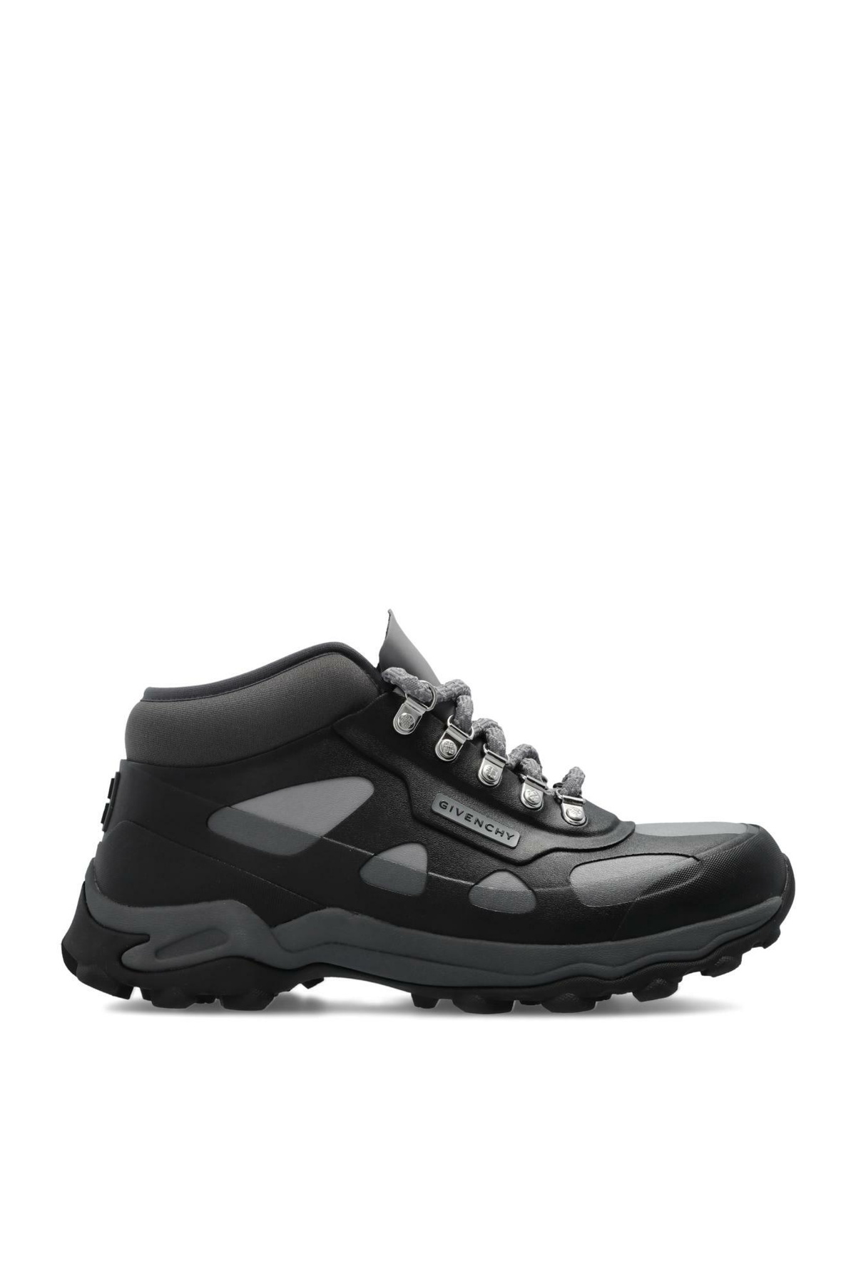 【関税&送料込】Givenchy Bogs Boot Bogs lace up boots in rubber and neoprene in - black