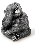 BUCCELLATI - See-No-Evil Monkey Silver Ornament