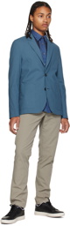 PS by Paul Smith Blue Two-Button Blazer