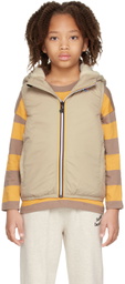 K-Way Kids Beige 3.0 Orlan Orsetto Vest