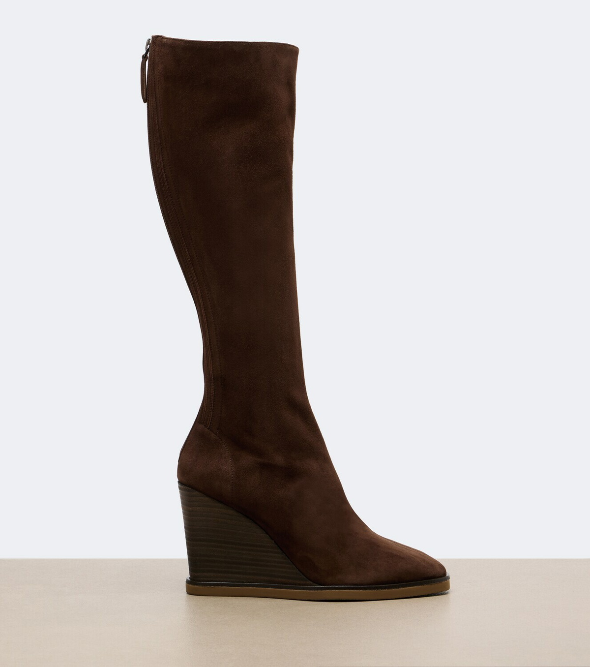 Aquazzura Saint Honoré suede knee-high boots