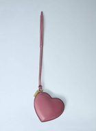 Coach Heart-Shaped Leather Bag Charm