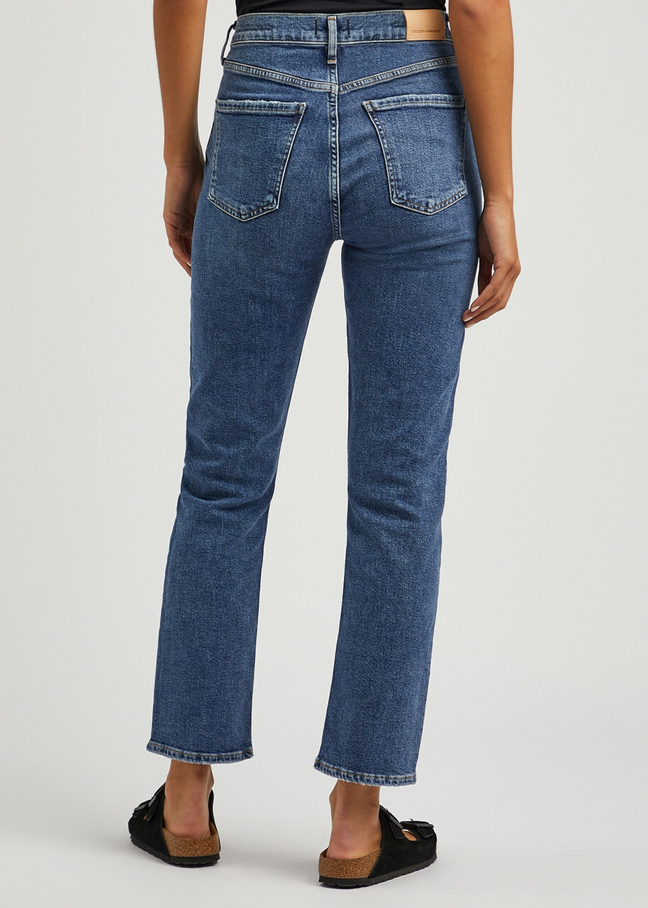 Citizens OF Humanity Charlotte Dark Blue Straight-leg Jeans