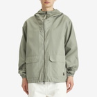 Taion Men's Military Zip Reversible Parka Jacket in Dark Sage Green