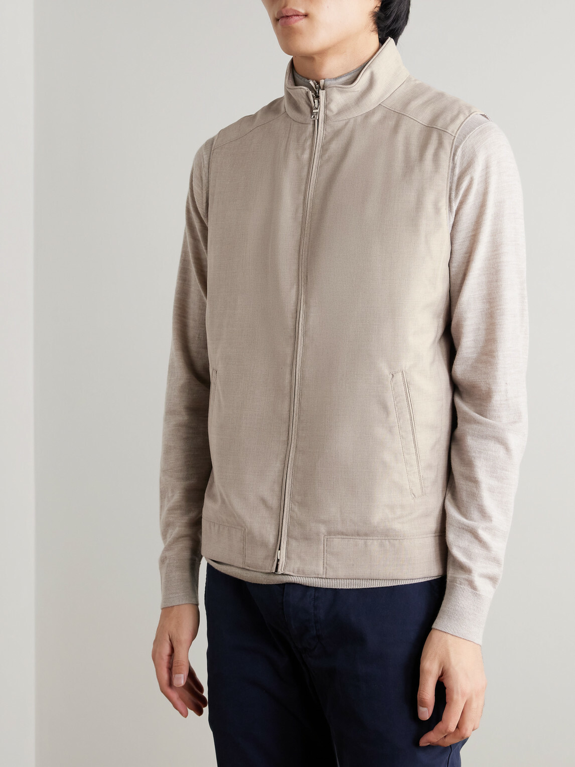 Peter Millar - Excursionist Lite Padded Wool Gilet - Neutrals