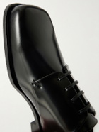 AMI PARIS - Polished-Leather Derby Shoes - Black