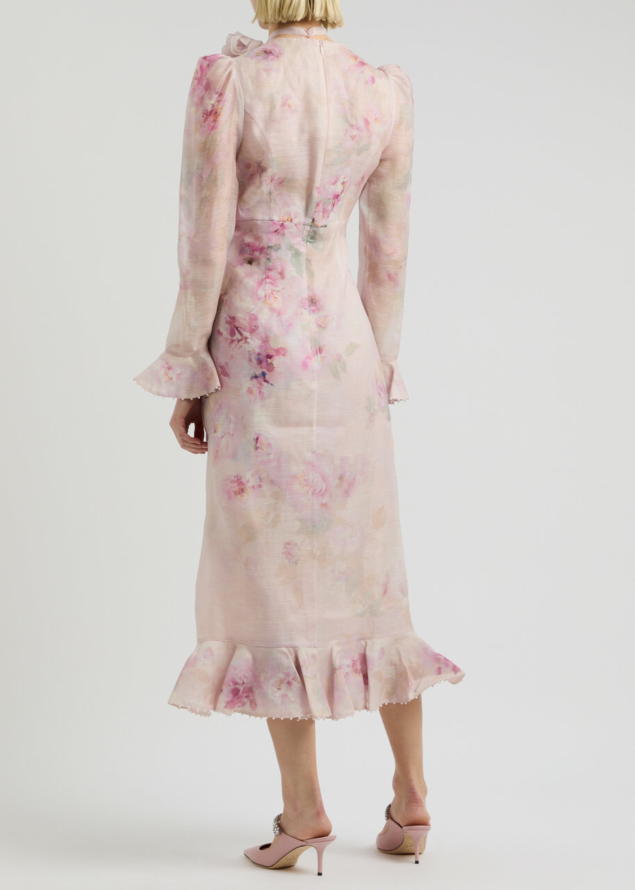 strapless open back dress Zimmermann