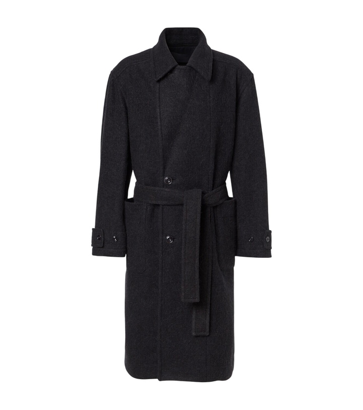 Photo: Lemaire Belted alpaca and wool overcoat