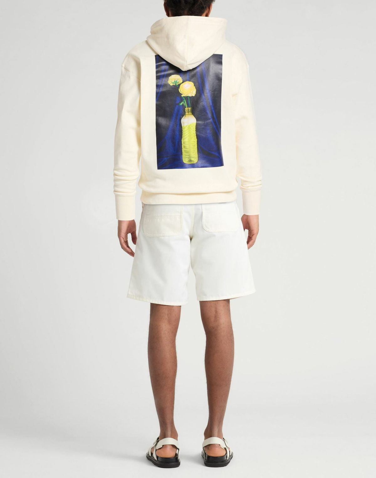 Msgm Mens Sweatshirt Cream
