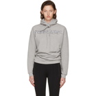 Balenciaga Grey Femme Fatale Headscarf Hoodie