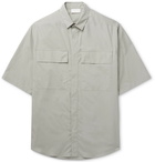 Fear of God for Ermenegildo Zegna - Oversized Cotton-Poplin Shirt - Gray