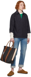 Haulier Black Medium Utility Tote