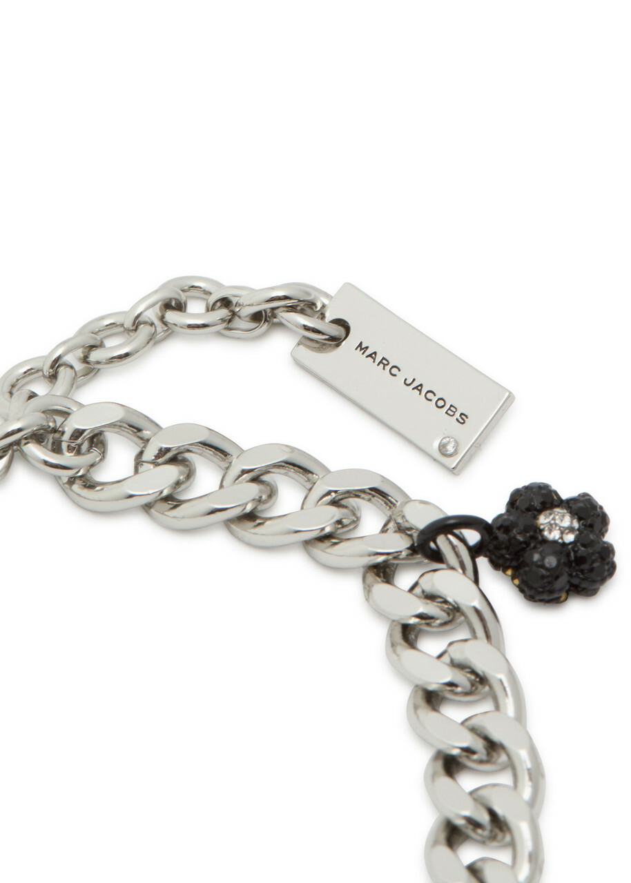 Marc Jacobs Daisy Balloon Charm Bracelet - Black And White - One Size