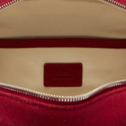 DUNST Women's Suede Boston Bag in Red 