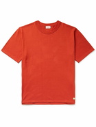 Armor Lux - Callac Logo-Appliquéd Cotton-Jersey T-Shirt - Orange