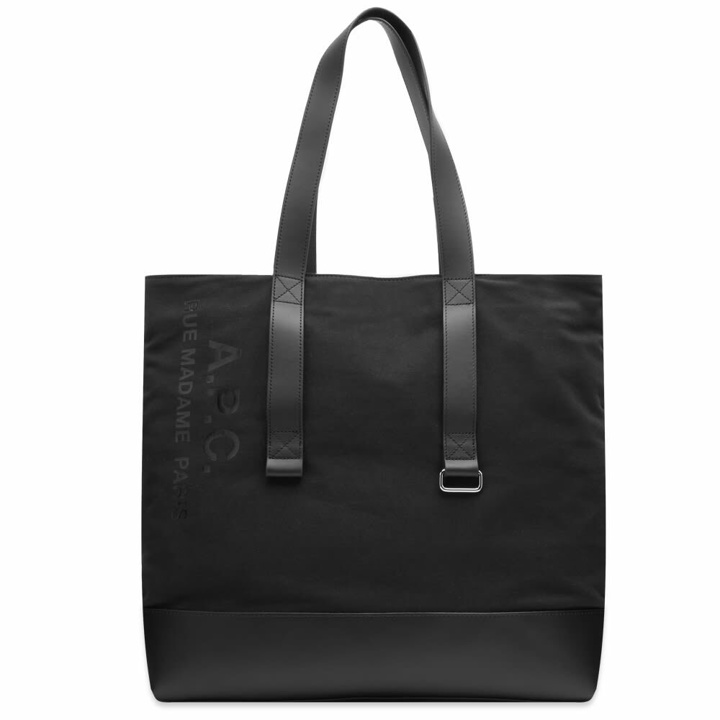 Photo: A.P.C. Men's Sense Shopper Bag in Black