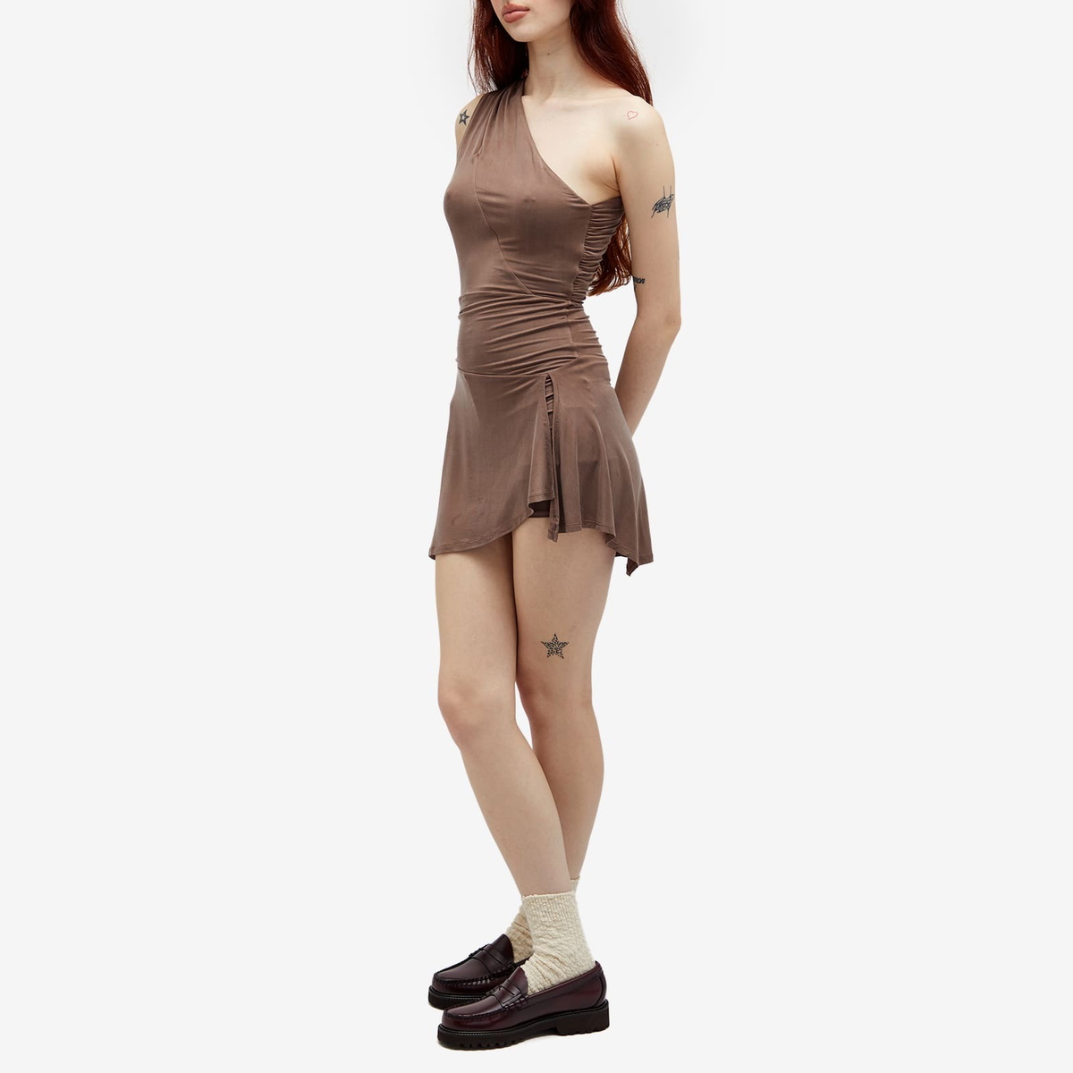 Peachy Den Women's Kylie Skort Mini Dress - END. Exclusive in Mocha