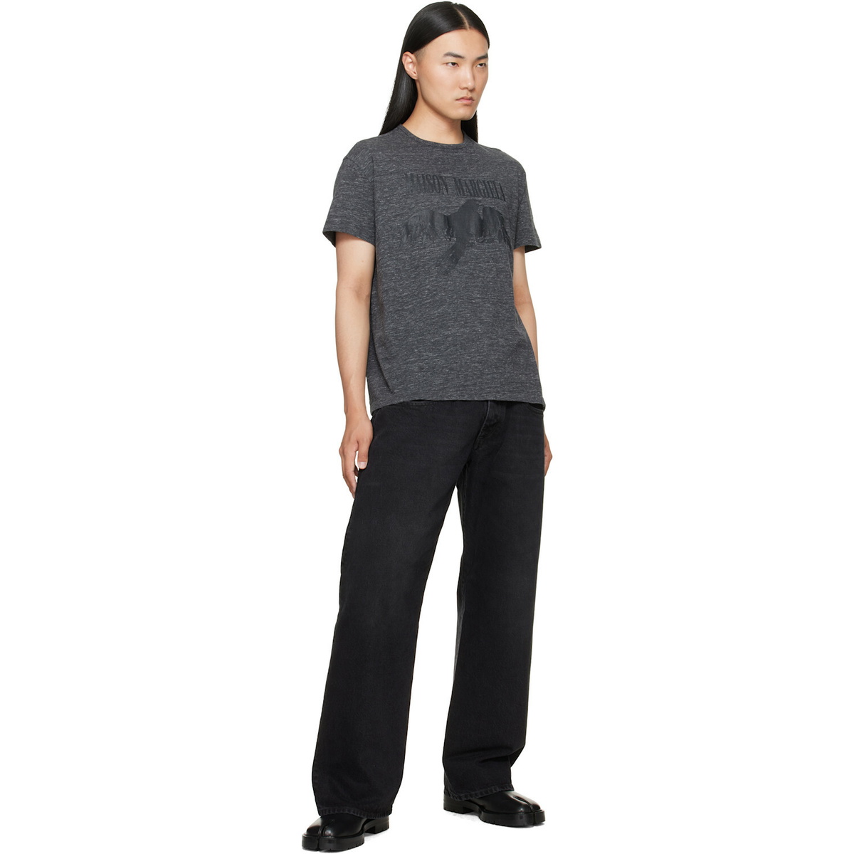 Maison Margiela Gray Cotton T-shirt