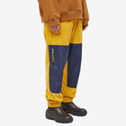 Moncler Men's Nylon Panel Cord Pant in Yellow