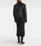 Lemaire Wool-blend midi skirt