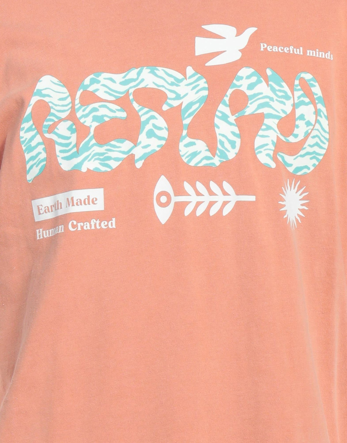 Replay Mens T-shirt in Salmon pink