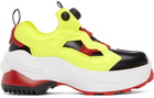 Maison Margiela Yellow & Black Reebok Edition Tabi Instapump Chunky Sneakers