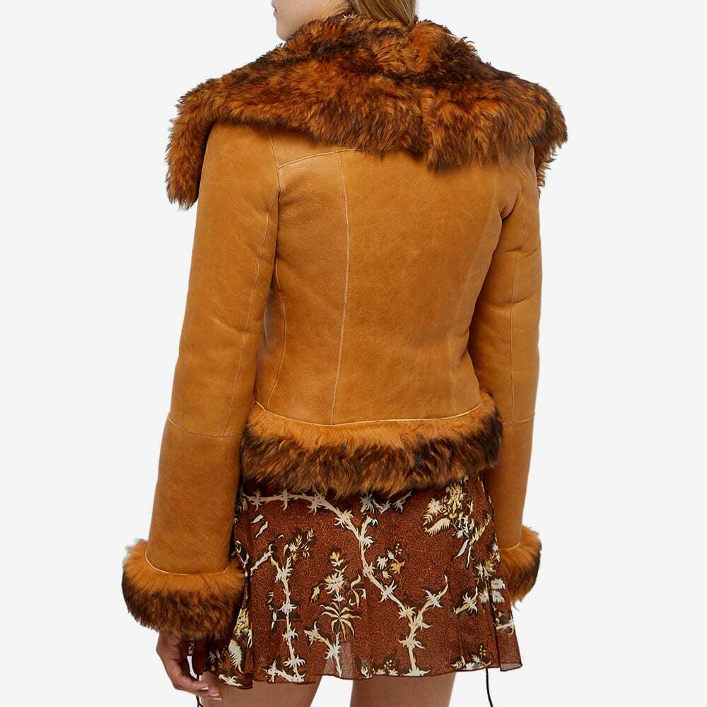 KNWLS Women's Elope Shearling Jacket in Tan Mix KNWLS