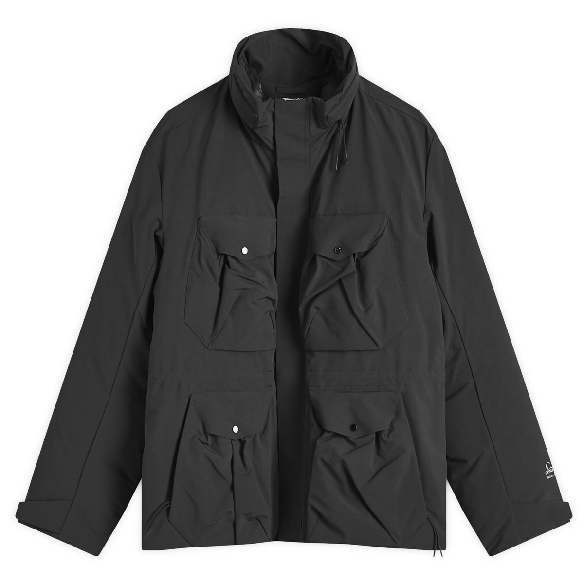 C.P. Company Men's Micro-M Recycled Jacket in Black C.P. Company