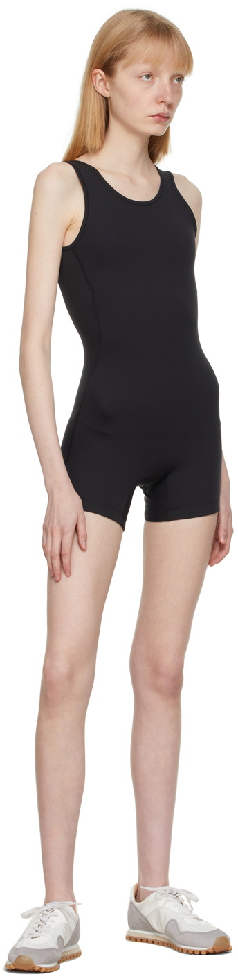 Vaara Black Unibody Short Bodysuit