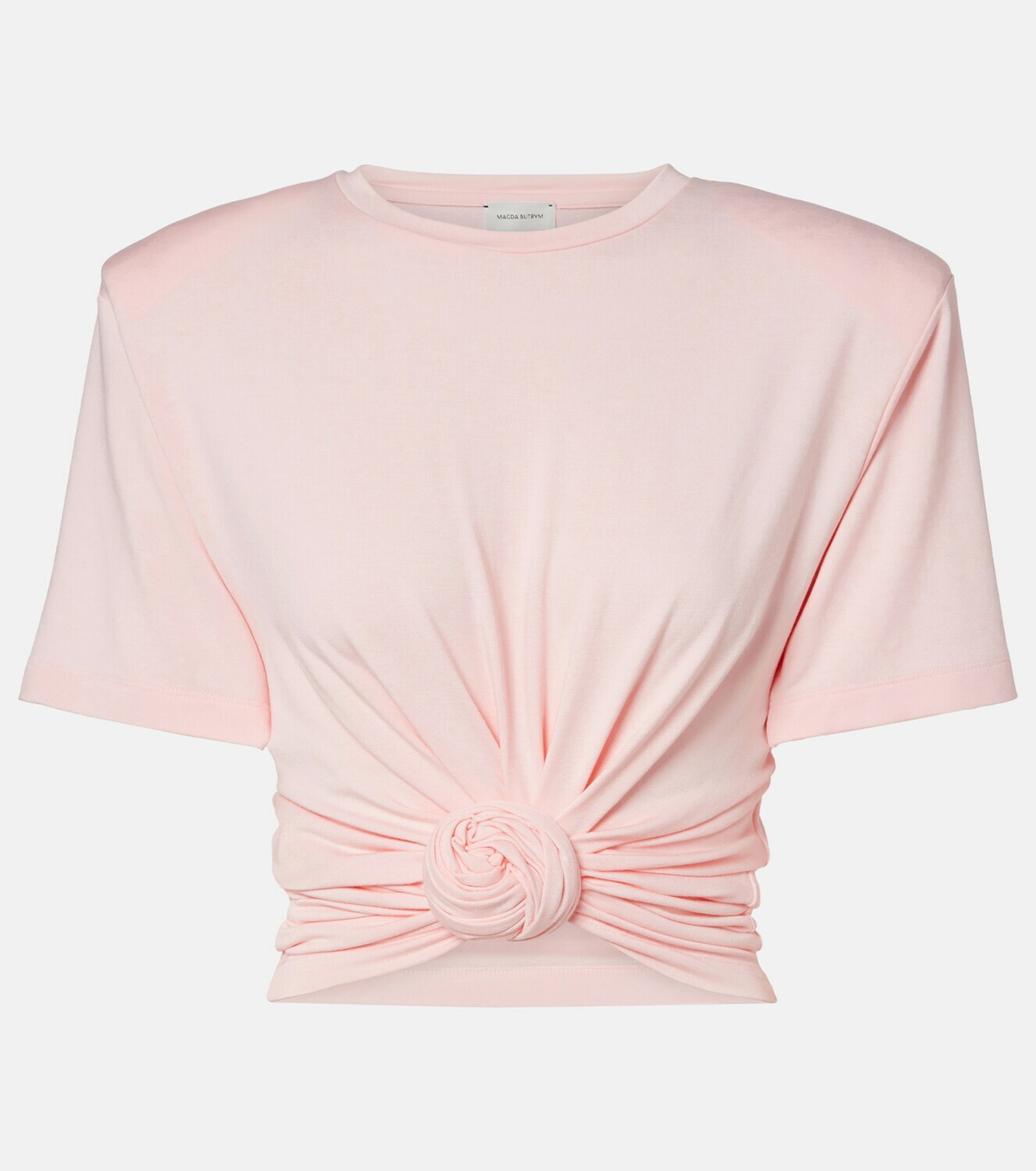 Magda Butrym Knotted jersey T-shirt