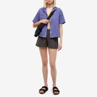 Howlin by Morrison Women's Howlin' Velour Stripe Safe Short in Brown Mind