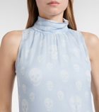 McQueen Polka-dot silk gown