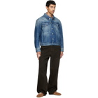 Dries Van Noten Blue Faded Denim Jacket
