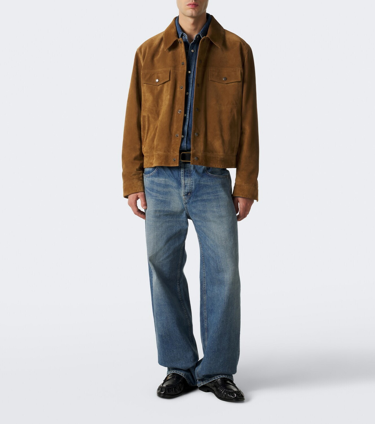 Saint Laurent Cassandre denim shirt