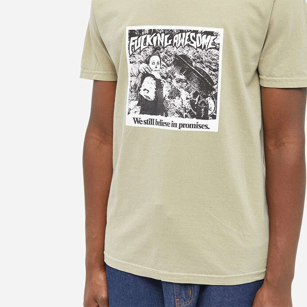 Fucking Awesome Men's Promises T-Shirt in Khaki Fucking Awesome