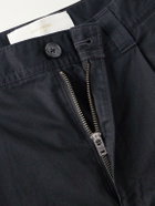 Aimé Leon Dore - Straight-Leg Pleated Cotton Trousers - Black
