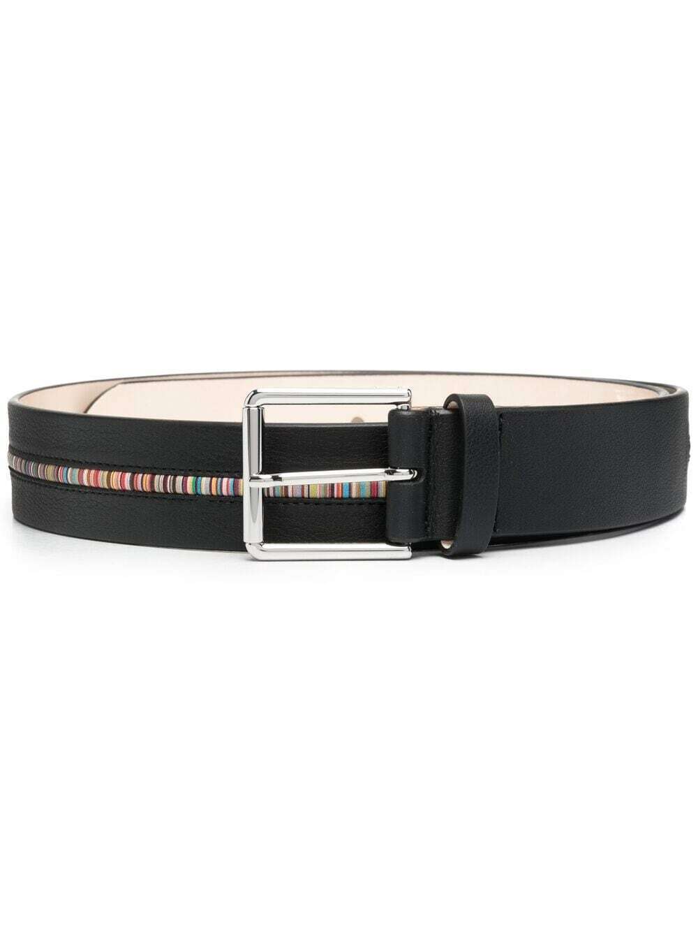 paul smith signature stripe belt