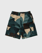 By Parra Distorted Camo Shorts Green/Beige - Mens - Cargo Shorts