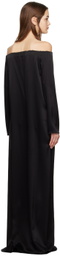 Esse Studios Black Column Maxi Dress