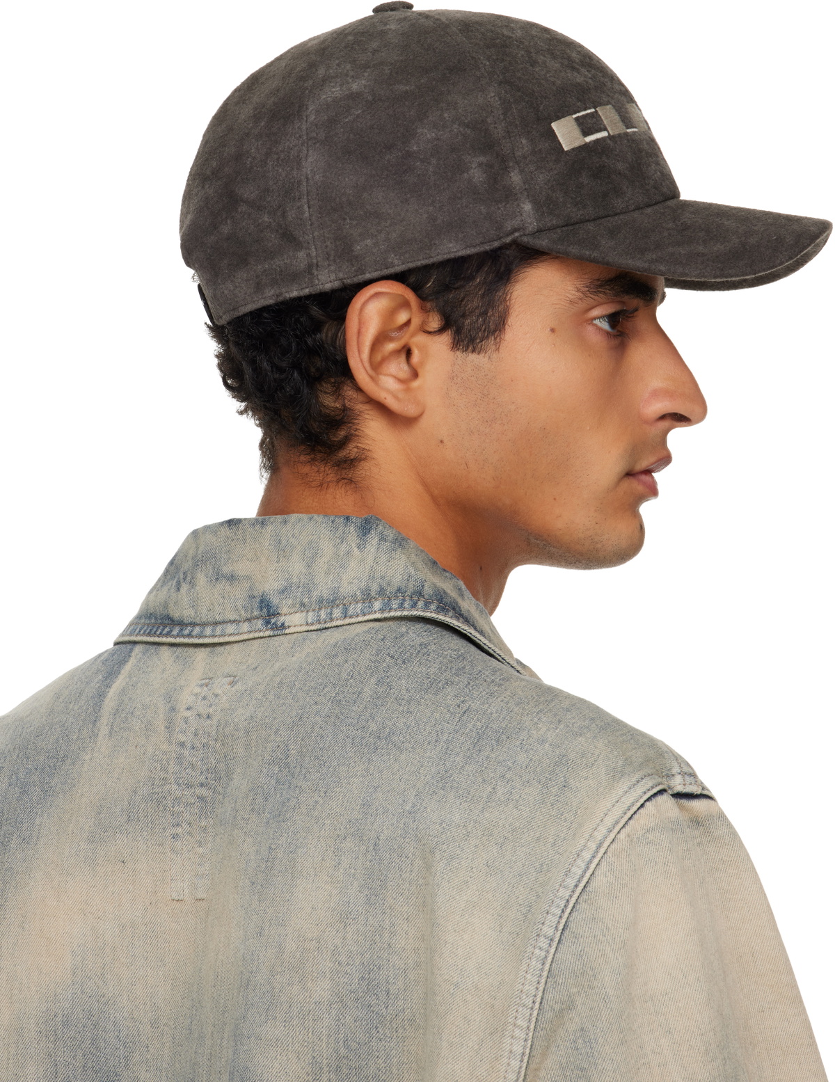 Rick Owens DRKSHDW Gray Concordians Baseball Cap