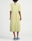 Peserico Womens Midi dress in Yellow