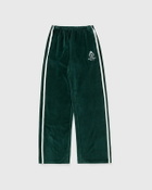 Sporty & Rich Crown Tennis Velour Sweatpant Green Womens Track Pant