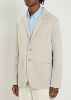 Herno Seersucker Blazer Grey