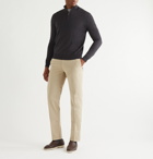 Canali - Slim-Fit Merino Wool Half-Zip Sweater - Gray