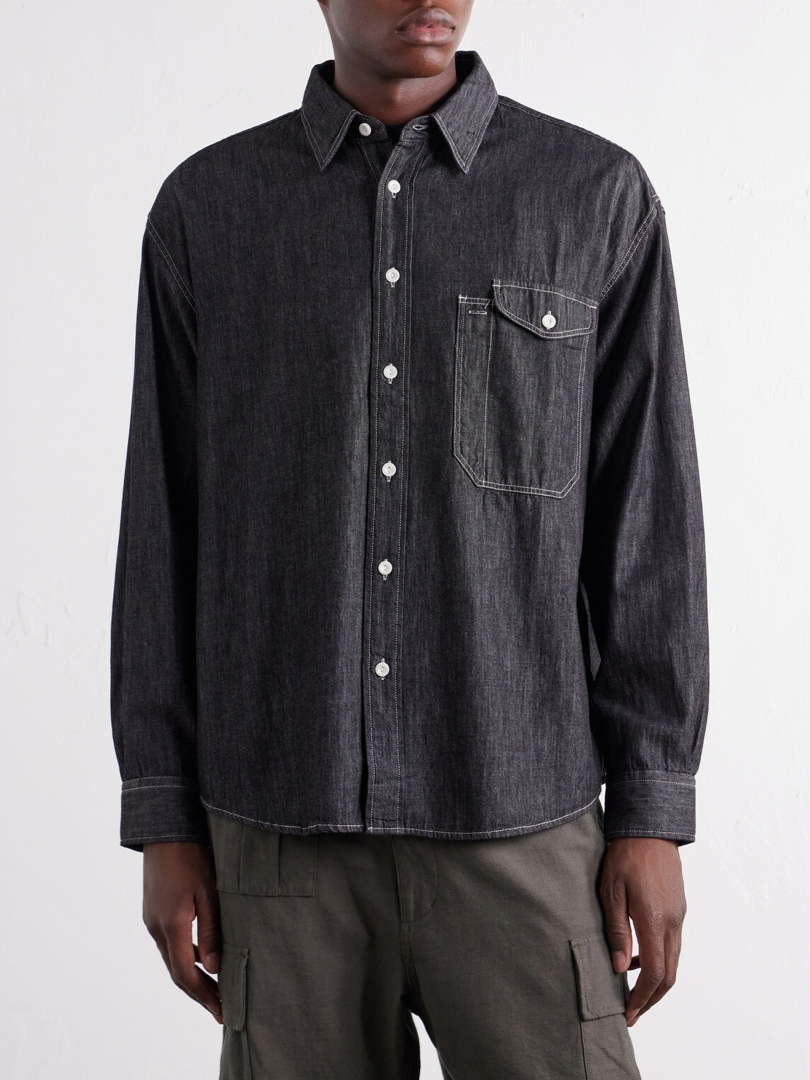 FrizmWORKS - Denim Shirt - Black