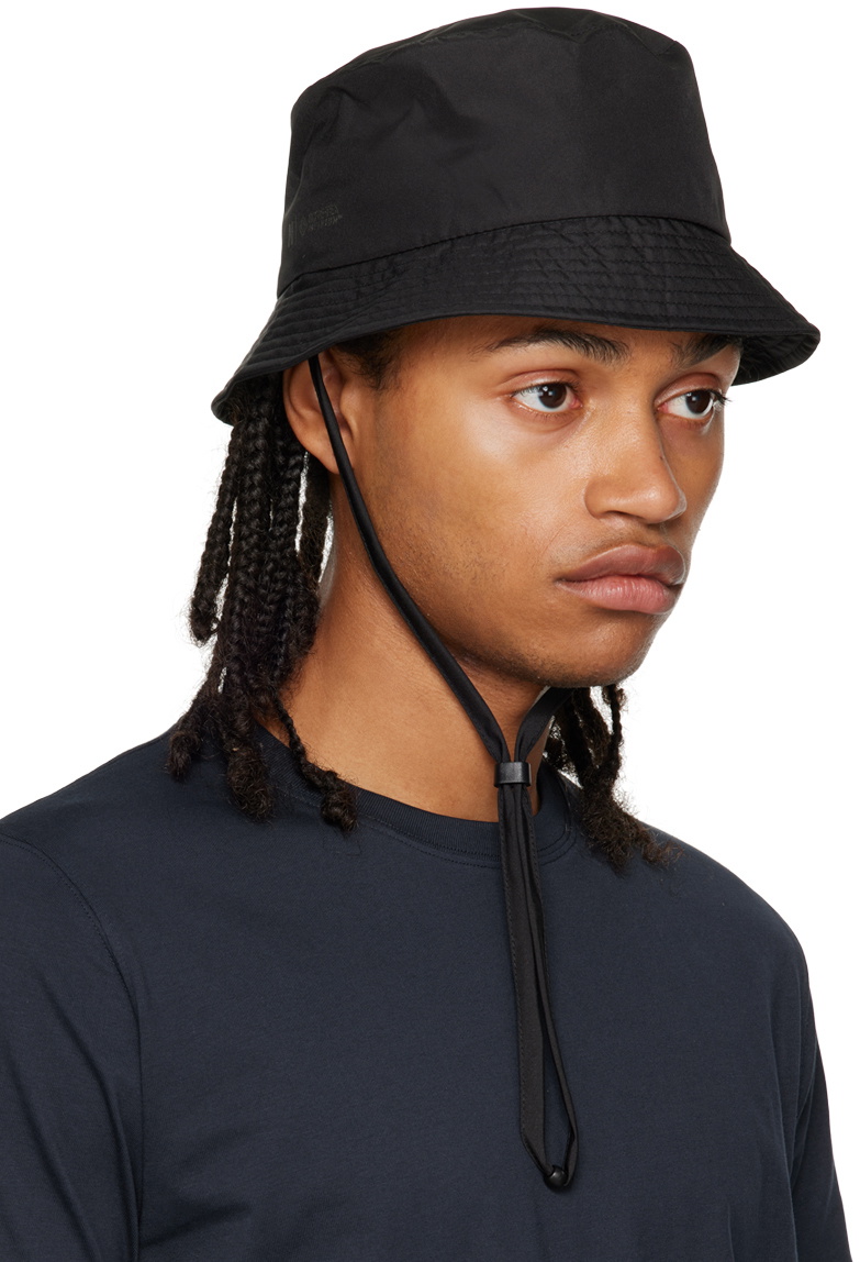 NORSE PROJECTS Black Printed Hat Norse Projects