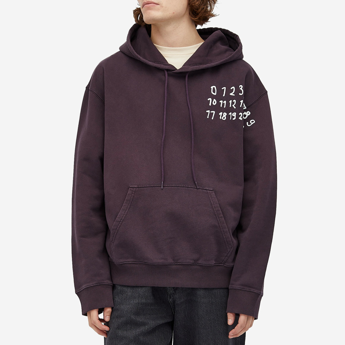 【送料関税込】MM6 Maison Margiela Numbers Patch Logo Hoodie MM6 Maison Margiela - Number Logo Hoodie | HBX - Globally