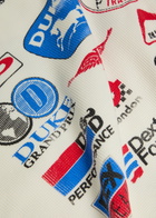 Duke And Dexter Sponsors Printed Waffle T-shirt White