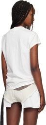 Rick Owens DRKSHDW White Temple Small Level T-shirt